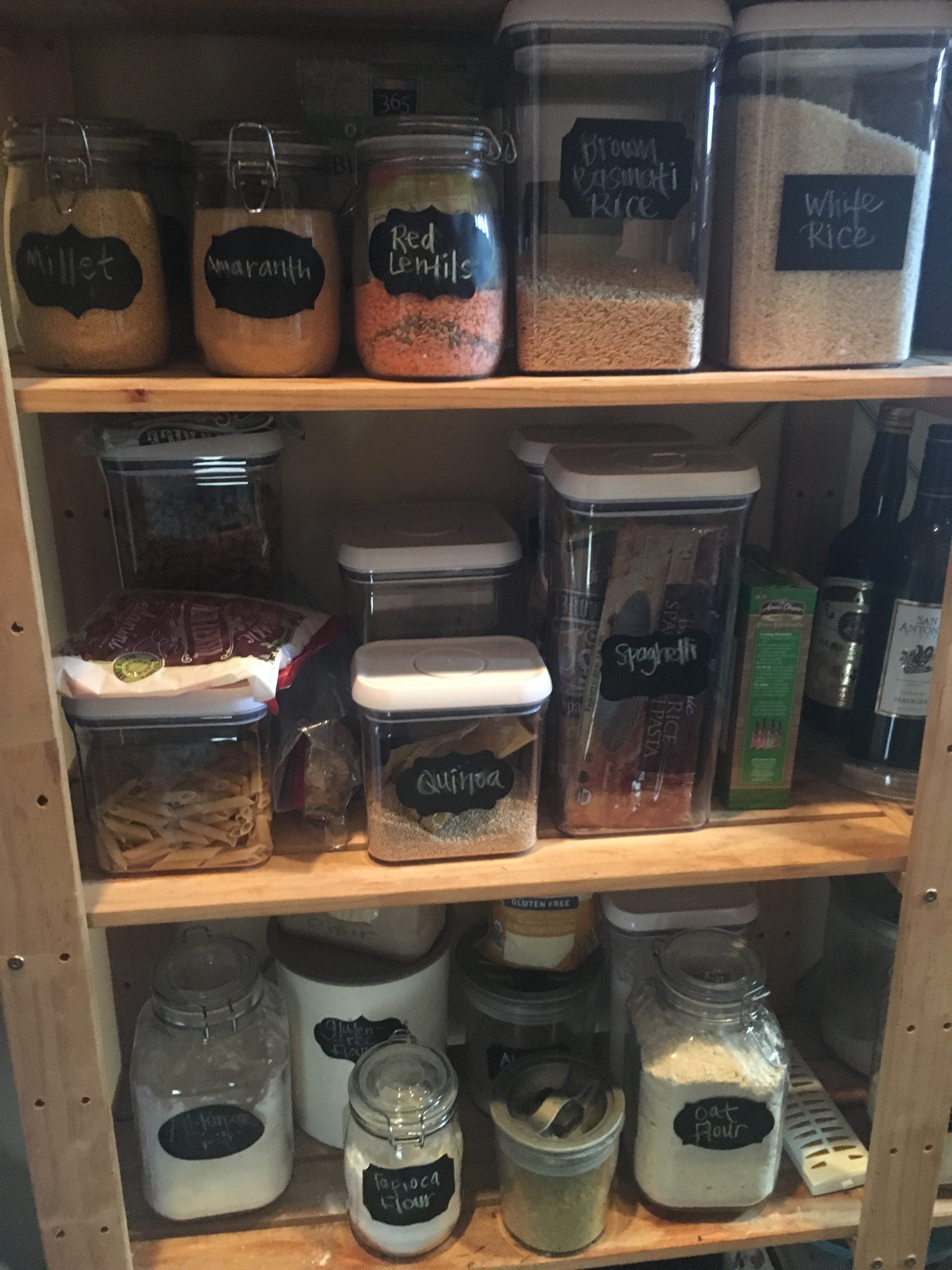 Organize Your Pantry with Clear Bins for Easy Meal Preparation