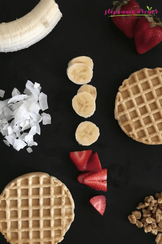Breakfast Pizza Waffles