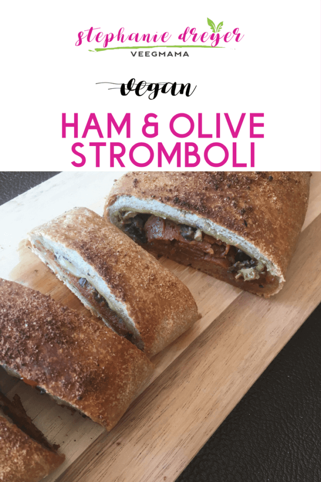 This vegan stromboli is a delicious plant-based variation on the traditional meat stuffed Italian bread and simple to make with store-bought pizza dough.