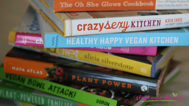 Celebrate National Cookbook Month with a selection from this list of my favorite plant-based cookbooks to feed your family.