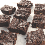 Get an inside peek at the 101 vegan comfort foods in Sam Turnbull's new cookbook, Fuss Free Vegan, including her Fudgy Double Chocolate Brownies.