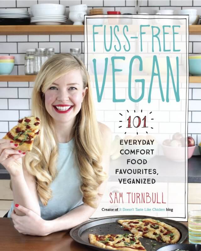 Get an inside peek at the 101 vegan comfort foods in Sam Turnbull's new cookbook, Fuss Free Vegan, including her Fudgy Double Chocolate Brownies.