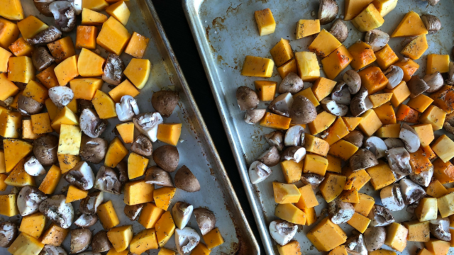 Batch cook butternut squash and cremini mushrooms and use them all week long in these 3 delicious meals perfect for the Fall season.
