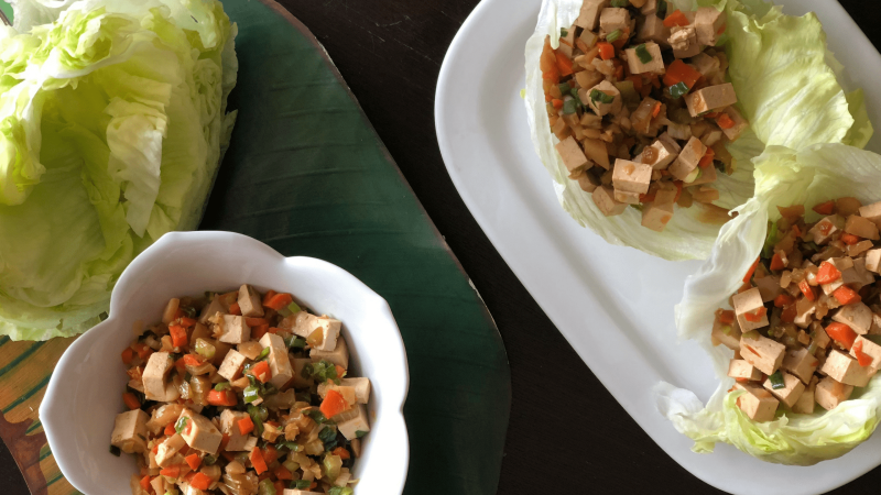 Tofu-Lettuce-Wraps-