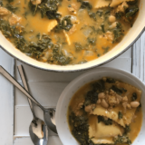 Vegan Sausage and Ravioli Stew