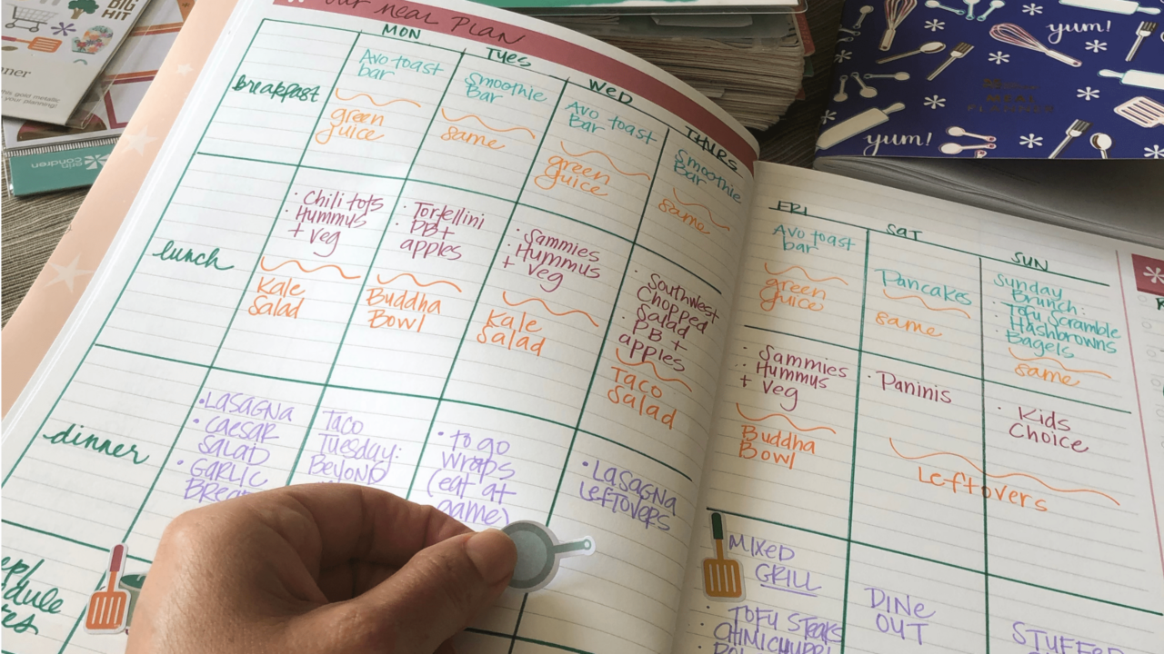 Bullet Journal Meal Planning